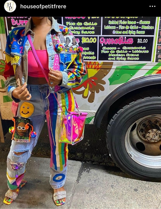 Freestyle Painted Denim Jacket