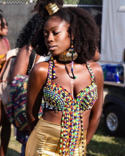 Custom Beaded Bra image 1