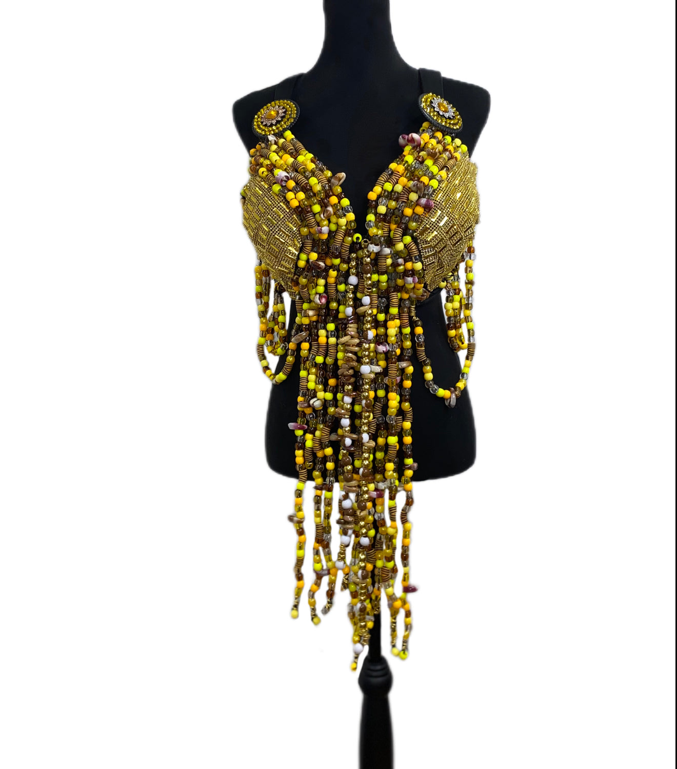 Custom Beaded Bra with Loops
