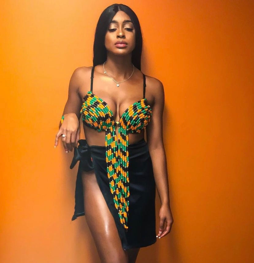 Custom Beaded Bra image 3