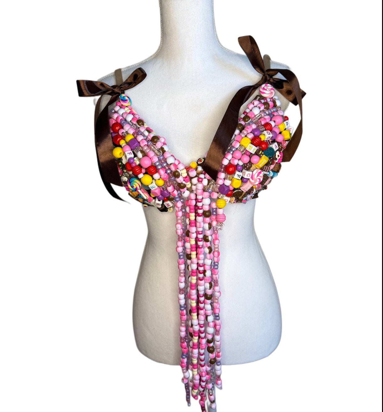 Custom Beaded Bra