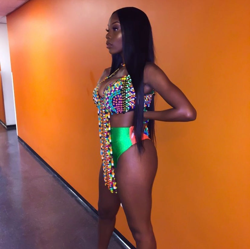 Custom Beaded Bra image 2