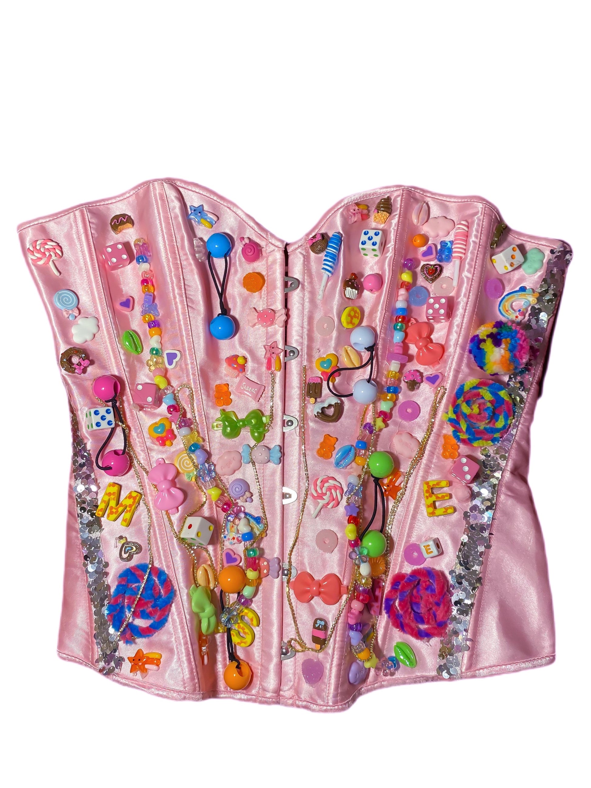 Pink Lush Corset & Panty image 0