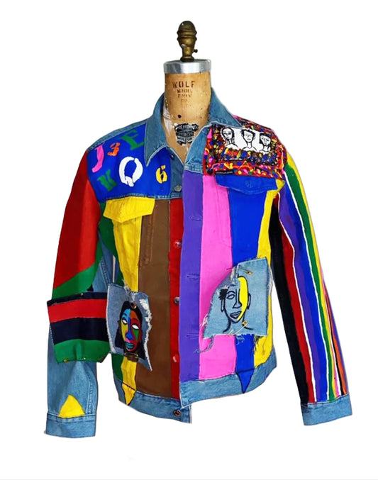 Freestyle Painted Denim Jacket